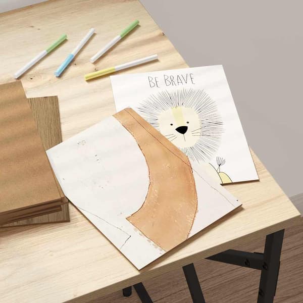 vidaXL Dekorpaneler 50 pcs Artisan Eik 21 x 30 x 0,27 cm