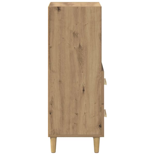 vidaXL Serviesskap artisan eik 34 x 34,5 x 90 cm Konstruert tre