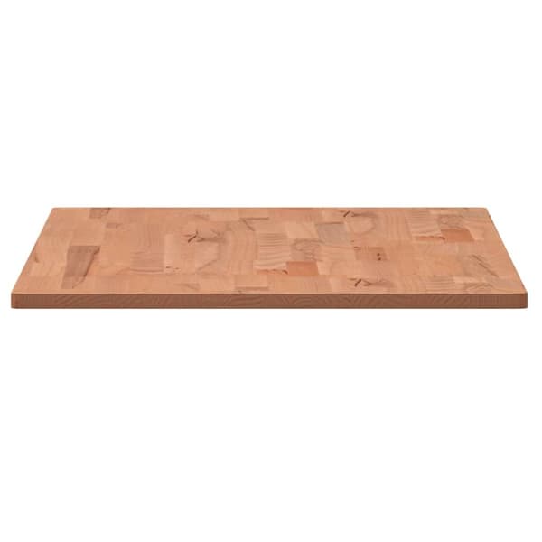 vidaXL Bordplate 80x40x1,5 cm rektangulær heltre bøketre