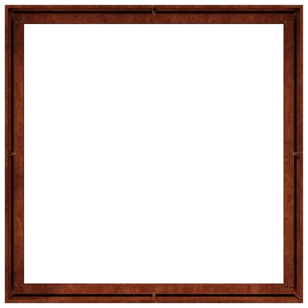 vidaXL Plantekasse rust 100x100x40 cm forvitringsstål
