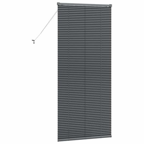 vidaXL Persienner Mörkgrå 175 x 75 cm Aluminium