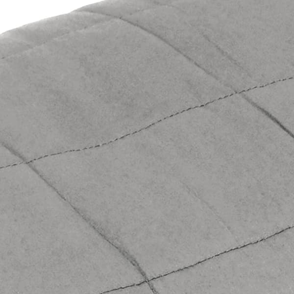 vidaXL Vektdyne grå 155x220 cm 7 kg stoff