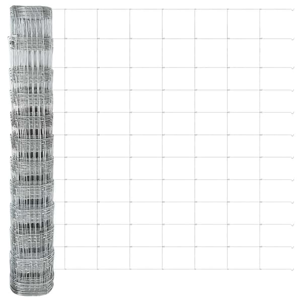 vidaXL Stängselstolpe Galvaniserad 50 x 1,2 m Stål