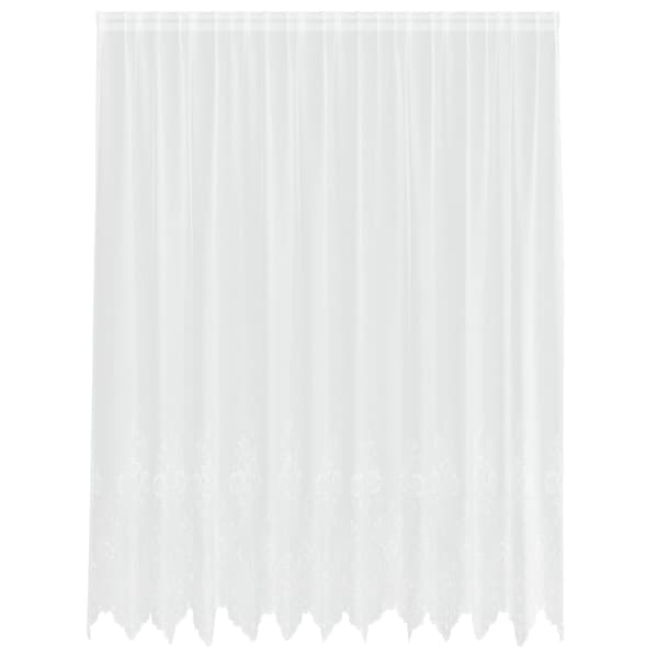vidaXL Gardiner med gardiner Hvit 500x100cm Polyester
