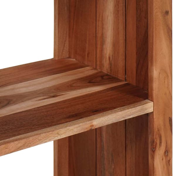 vidaXL Bokhylle Brun 80 x 30 x 75 cm Solid akasietre