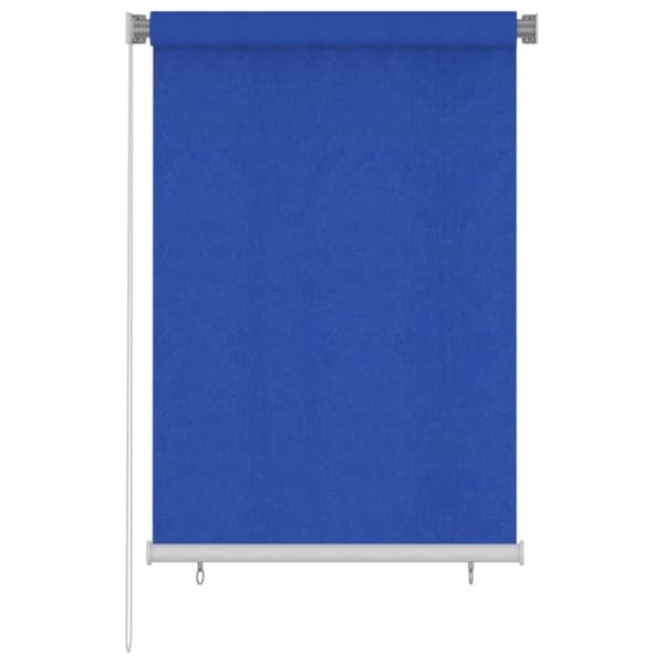 vidaXL Rullgardin utomhus 100x140 cm blå HDPE
