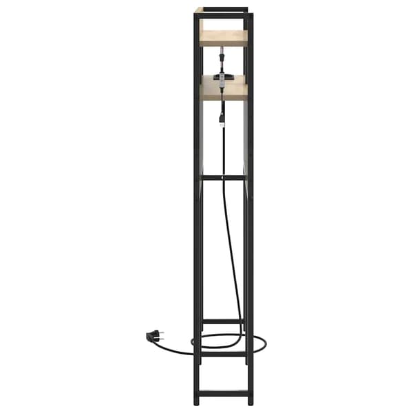 vidaXL Lagringshodegavl med hylle Sonoma eik 80 cm Konstruert tre