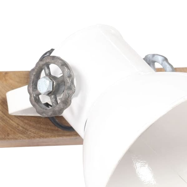 vidaXL Industriell vegglampe hvit 65x25 cm E27