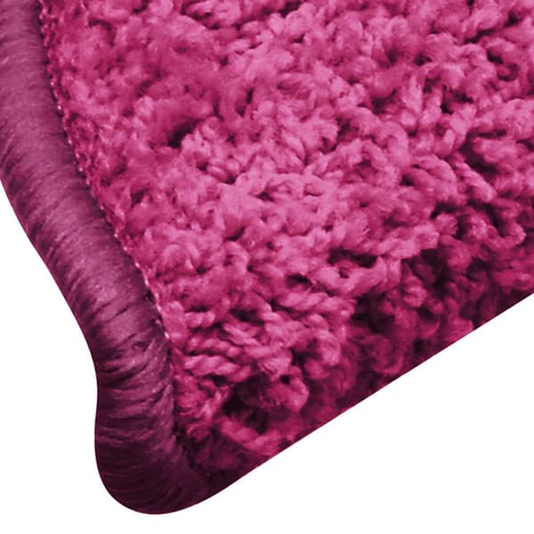 vidaXL Trappmattor 30 st rosa 56x17x3 cm
