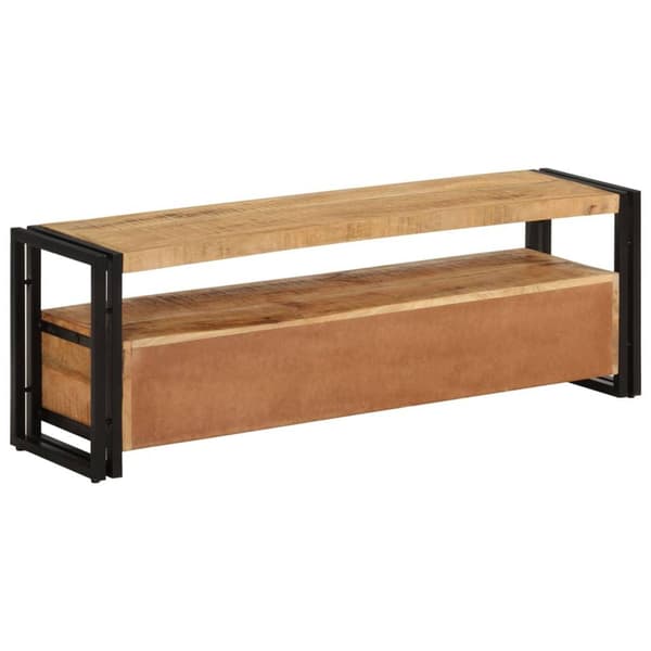 vidaXL TV-benk 120x30x40 cm heltre mango
