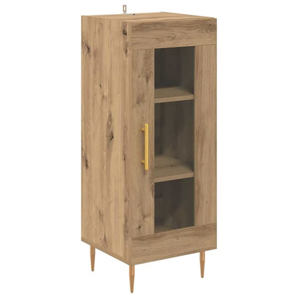 vidaXL Serviesskap artisan eik 34 x 34,5 x 90 cm Konstruert tre
