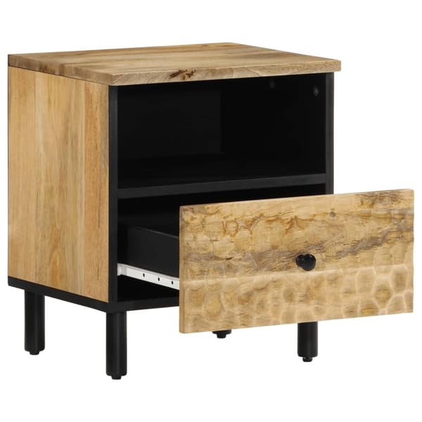 vidaXL Nattbord 40x33x46 cm heltre mango