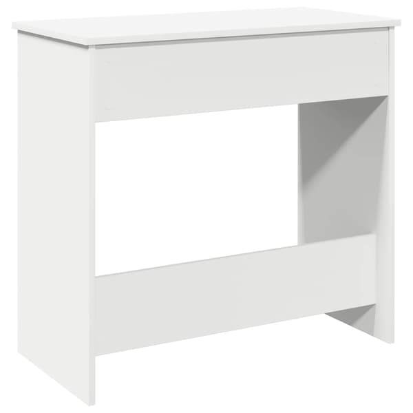 vidaXL Skrivebord hvit 80x40x75 cm sponplate