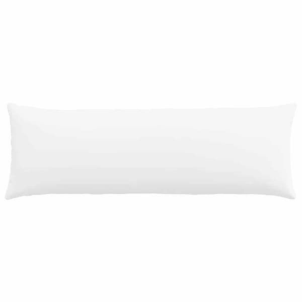 vidaXL Soffkuddar 2 st Vit 120 x 40 cm tyg