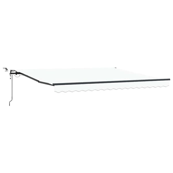 vidaXL Markiseduk med Hvit 400 × 300 cm Polyester