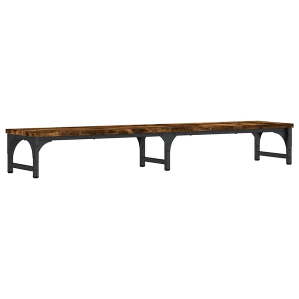 vidaXL Skjermstativ røkt eik 105x23x15,5 cm konstruert tre