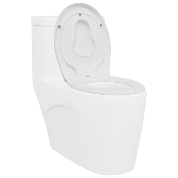 vidaXL Toalettstol Vit 47 x 37 x 4 cm Duroplast
