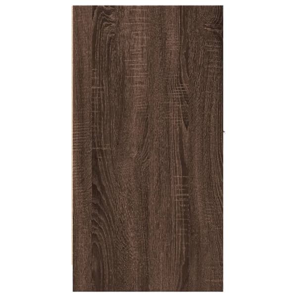 vidaXL Apotekskap brun eik 30x41x77,5 cm konstruert tre
