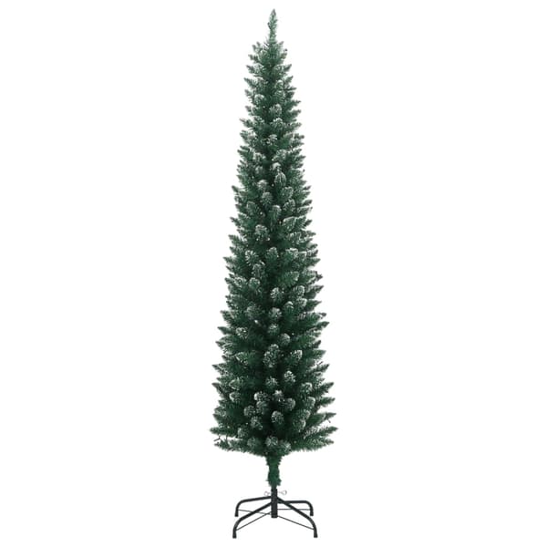 vidaXL Plastgran smal 150 LEDs 150 cm