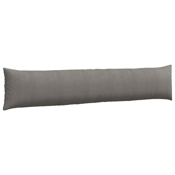 vidaXL Soffkuddar 2 st Ljusgrå 200 x 40 cm Manchester tyg
