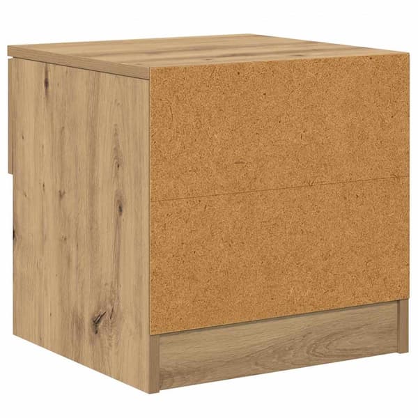vidaXL Sengeskap 2 pcs Artisan Eik 40 x 39 x 40cm Konstruert tre