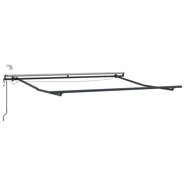 vidaXL Markisduk med Röd 350 x 250 cm Polyester
