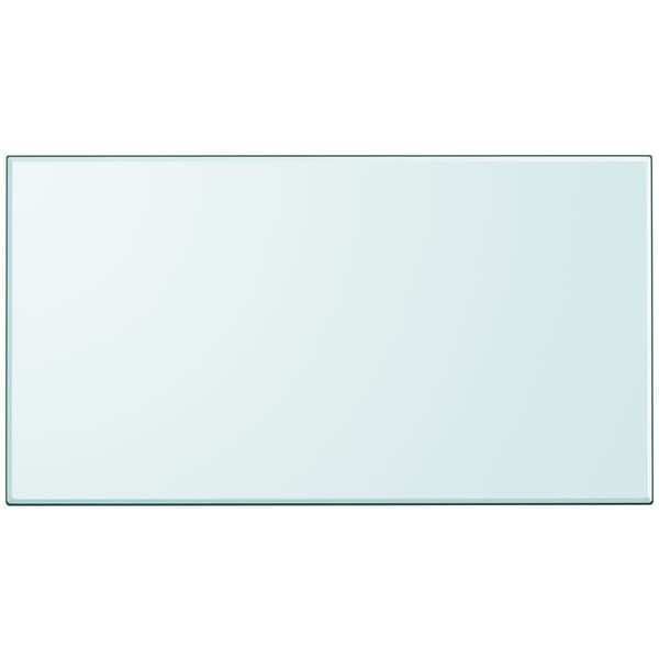 vidaXL Bordsskiva härdat glas rektangulär 1200x650 mm