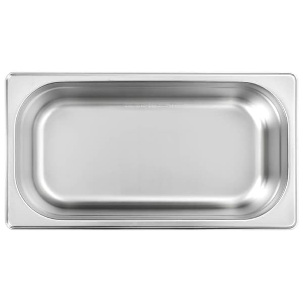 vidaXL Gastronormbeholdere 8 stk GN 1/3 100 mm rustfritt stål