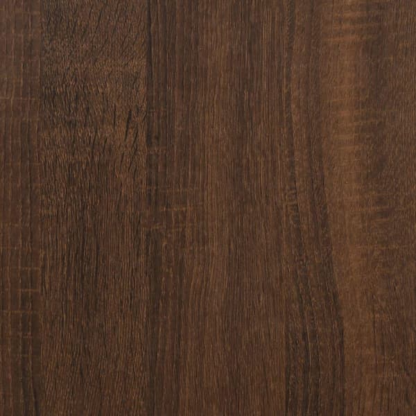 vidaXL Sidebord brun eik 50x46x50 cm konstruert tre