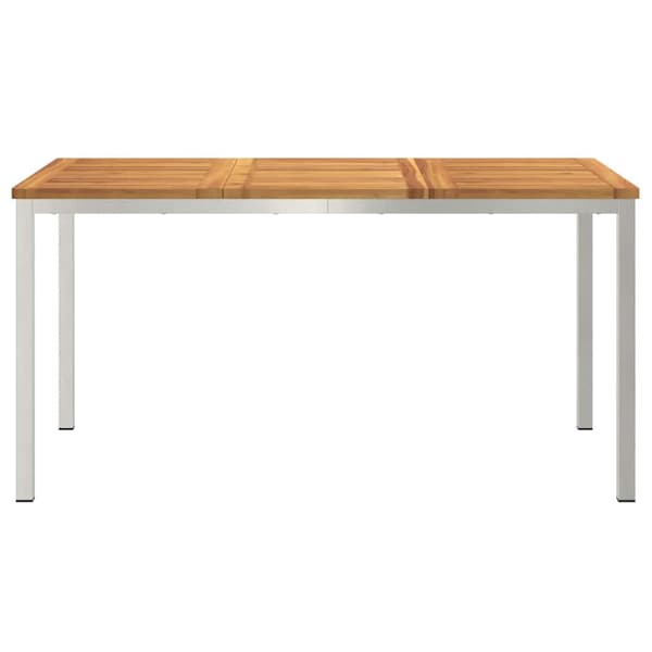 vidaXL SpiseBord Brun 150 x 90 x 75 cm Solid akasietre