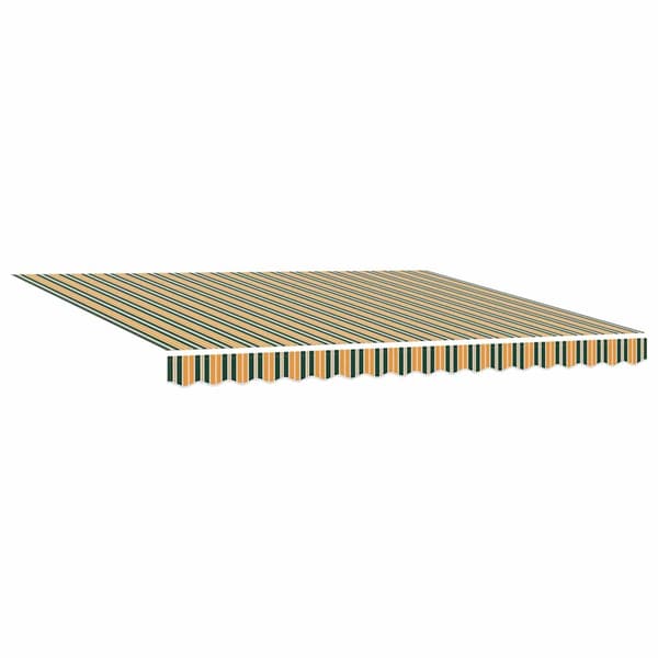 vidaXL Utfällbar markis Flerfärgsdesign 400 × 300 cm