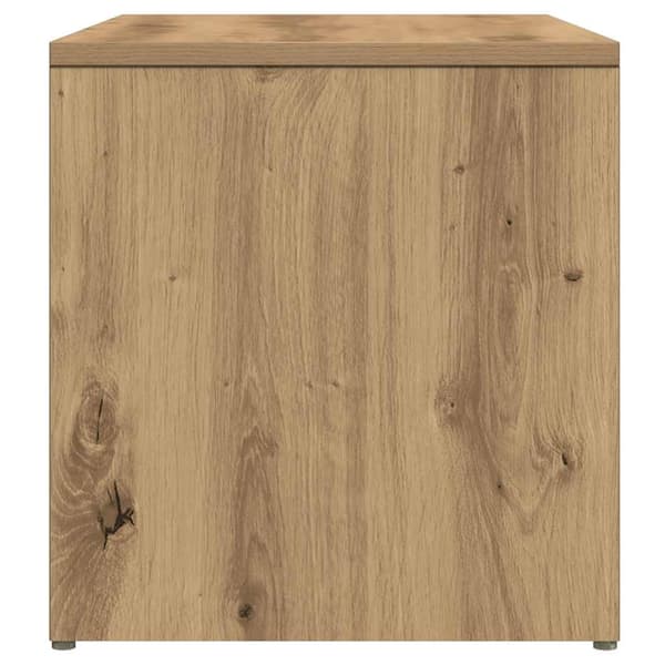 vidaXL Sidebord artisan eik 59x36x38 cm konstruert tre