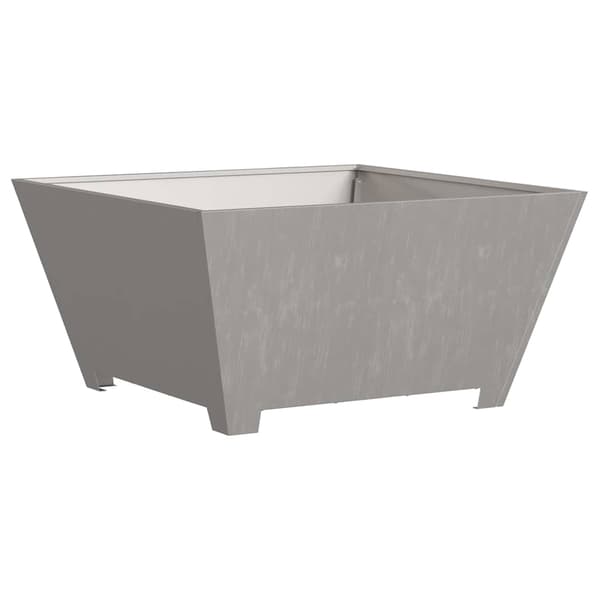 vidaXL Eldstad Brun 80 x 80 x 40 cm Väderbeständig stål