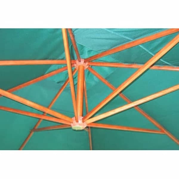 vidaXL Parasoll 300 x 400 cm grön