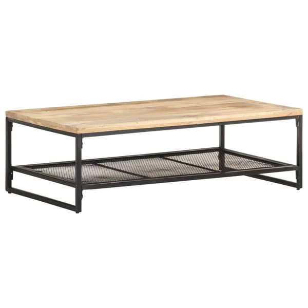 vidaXL Sofabord 110x60x35 cm heltre mango change2