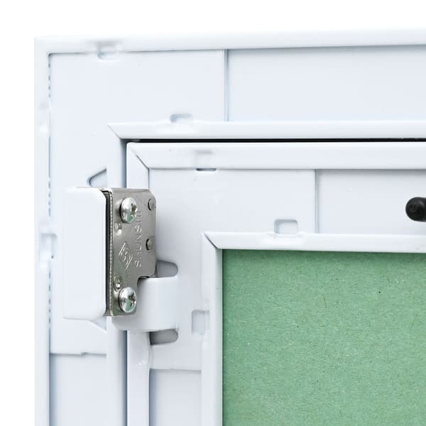 vidaXL Access Panel Grön, Silver Aluminium, Gips 450 x 300 x 12,5 mm