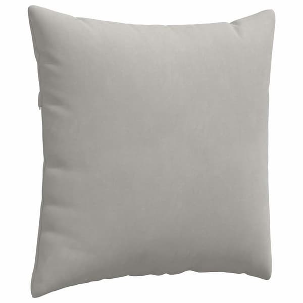 vidaXL Soffkuddar 2 st Ljusgrå 60 x 60 cm tyg