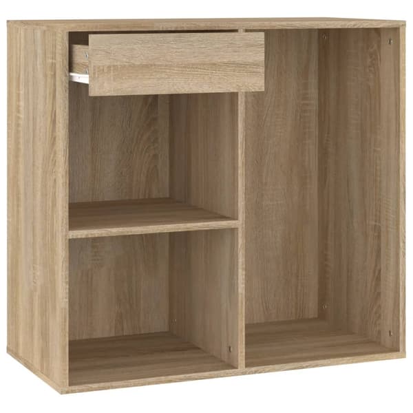 vidaXL Sminkeskap sonoma eik 80x40x75 cm konstruert tre