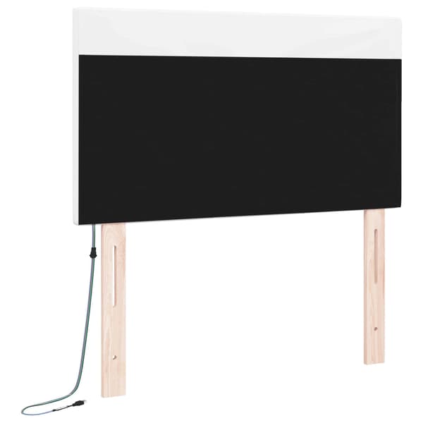 vidaXL LED huvuddyna Vit 100 cm Konstläder