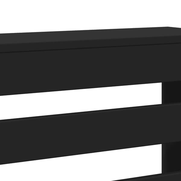vidaXL Elementskydd svart 78x20x82 cm konstruerat trä