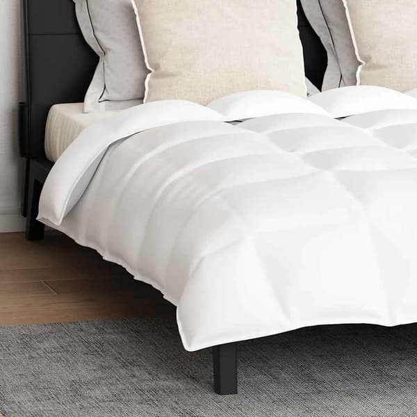 vidaXL Täckeset med kudde 3 pcs Vit Bomull