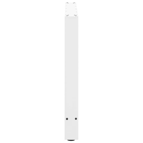 vidaXL Soffbordsben vit 2 st 80x(72-73) cm stål