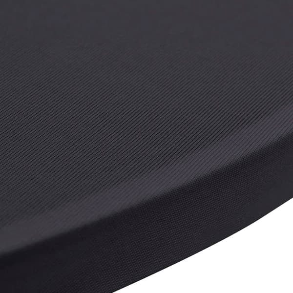 vidaXL Bordsöverdrag 4 st 70 cm stretch antracit