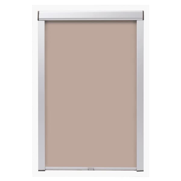vidaXL Mörkläggande rullgardin beige 206