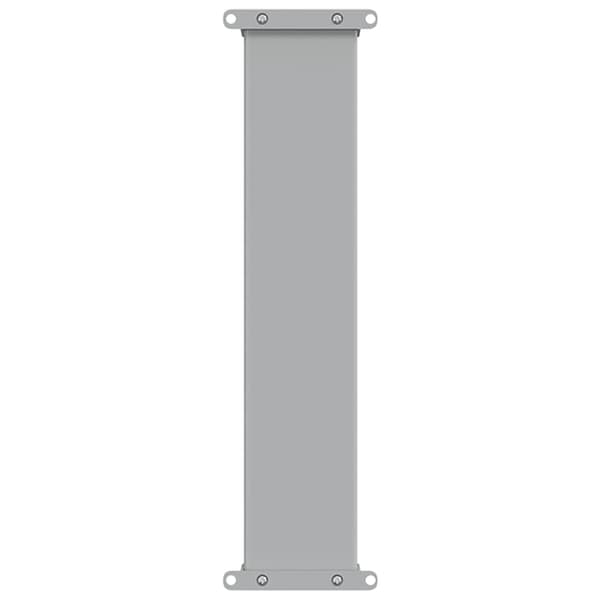 vidaXL Infällbar sidomarkis 60x300 cm röd