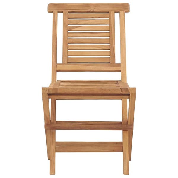 vidaXL Klappstoler 2 stk 47x63x90 cm heltre teak