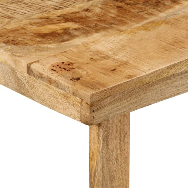 vidaXL Skrivebord 165x110x75 cm heltre mango