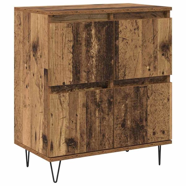 vidaXL Sideboard Gammalt trä 60 x 35 x 70 cm