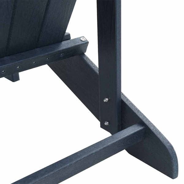 vidaXL Hage Stol 3 pcs Havblå Polyethylen