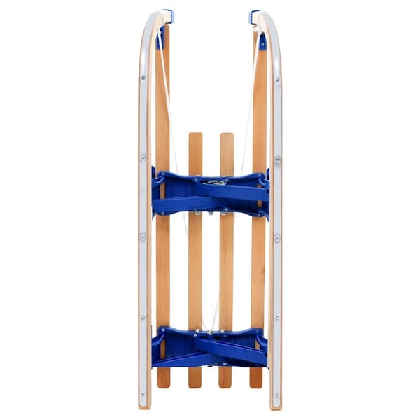 vidaXL Hopfällbar kälke trä 110 cm